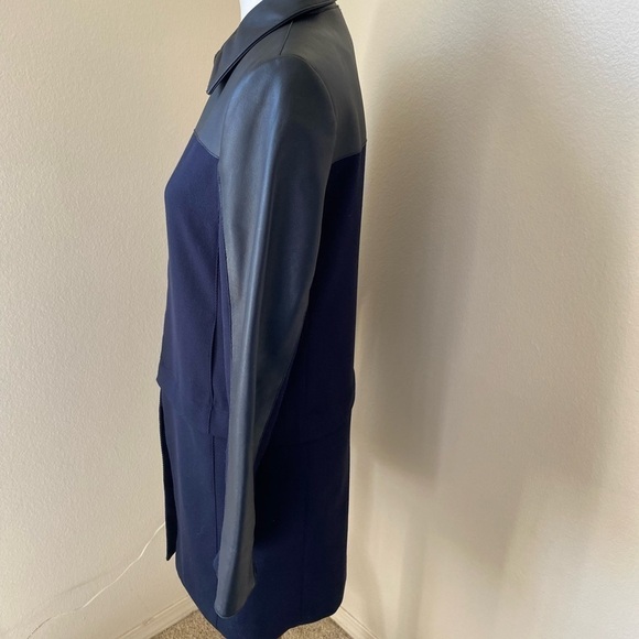 Carlisle Leather and Wool Blend Coat - Picture 2 of 7